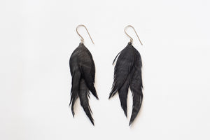 
                  
                    Load image into Gallery viewer, Tyre Tube Earrings &amp;quot;Feather&amp;quot;
                  
                